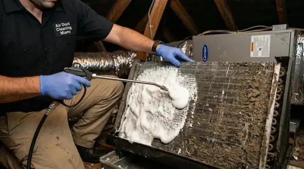AC coil cleaning service in Hialeah FL