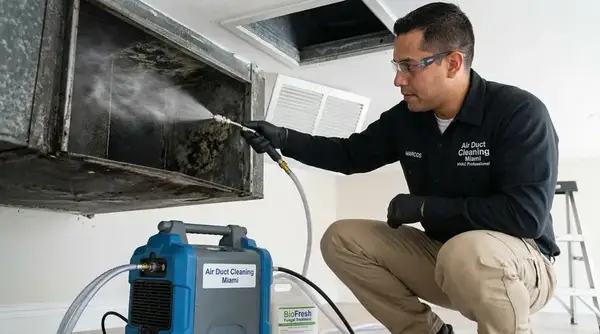 AC sanitization and deodorization service in Hialeah FL
