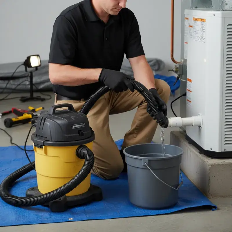 AC drain line flushing service in Miami